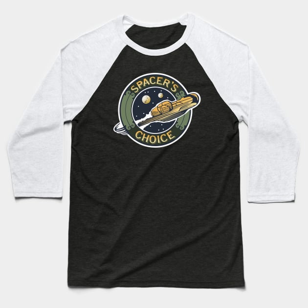 Spacer's Choice Spaceship Baseball T-Shirt by GraphicTeeShop